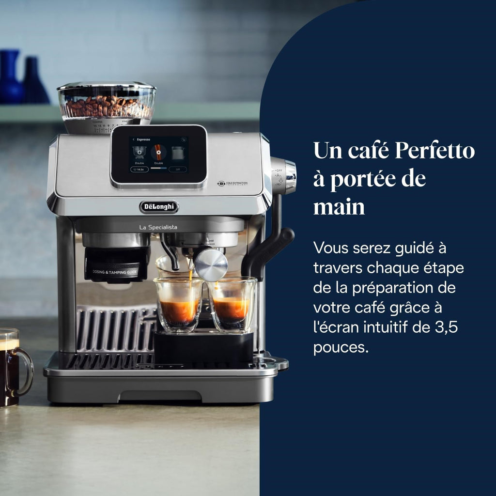 La Specialista Touch – Machine à Expresso avec Broyeur, Fonction Cold Brew, Contrôle Tactile, Métal