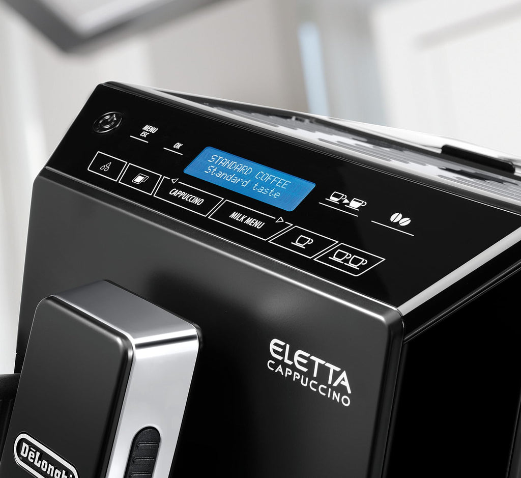 Eletta – Machine à Café Automatique avec Broyeur, LatteCrema System, Boissons Lactées, 2 L, Noir