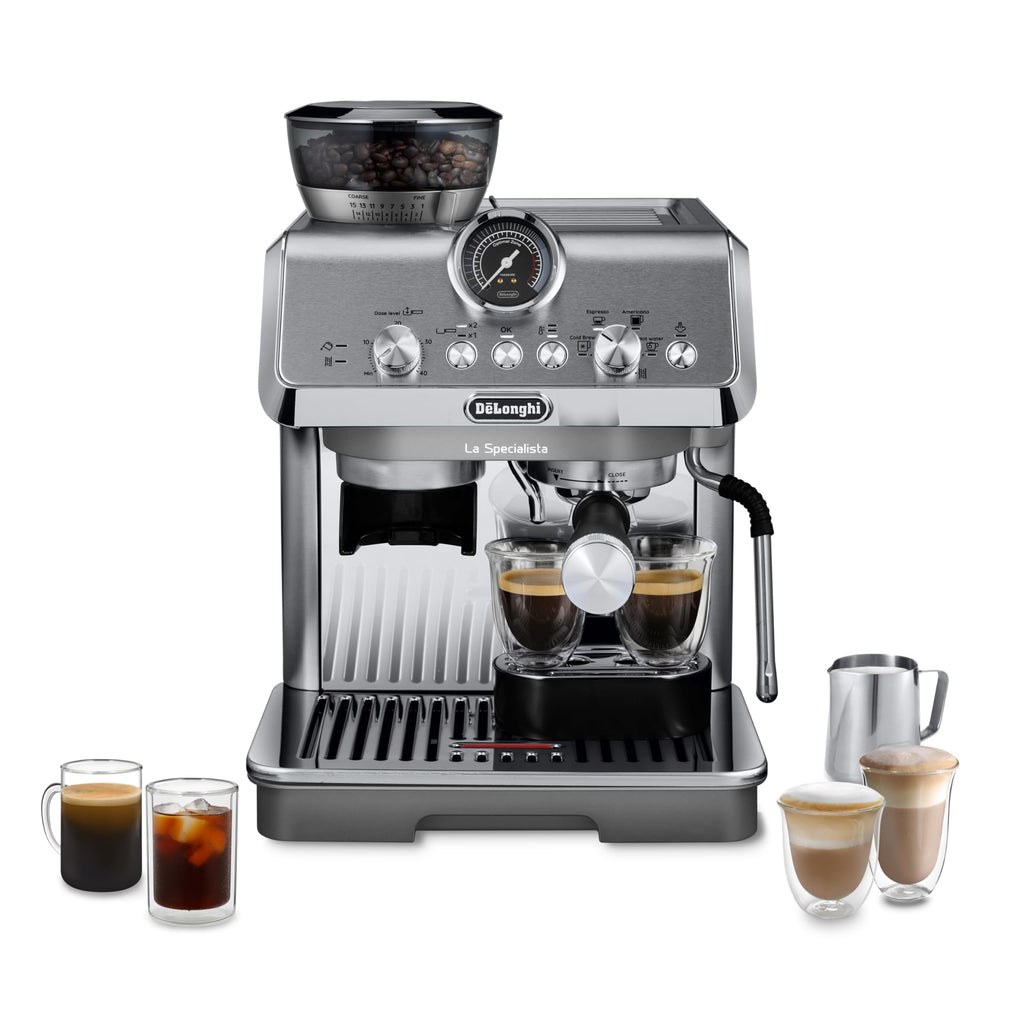 La Specialista Arte Evo – Machine à Expresso avec Broyeur, Fonction Cold Brew, Kit Barista, Métal